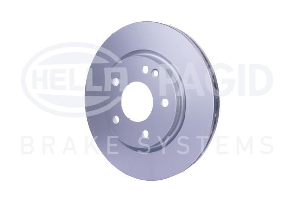 Front brake disc ventilated Hella 8DD 355 128-161