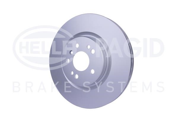 Front vented brake disc Hella 8DD 355 128-581