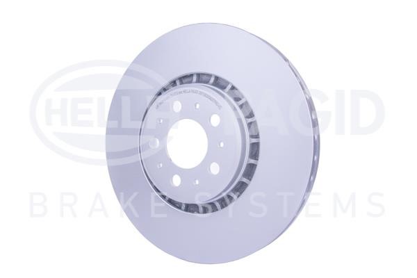 Front vented brake disc Hella 8DD 355 128-201