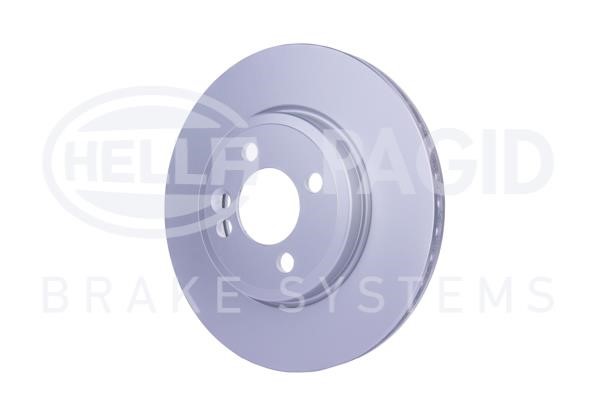 Front vented brake disc Hella 8DD 355 128-681