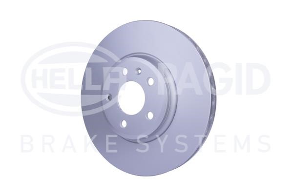 Front brake disc ventilated Hella 8DD 355 128-721