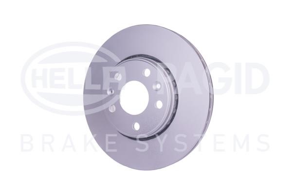 Front brake disc ventilated Hella 8DD 355 129-131