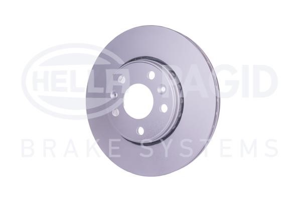 Front vented brake disc Hella 8DD 355 129-131