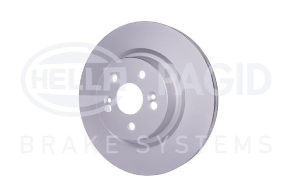 Front brake disc ventilated Hella 8DD 355 128-861