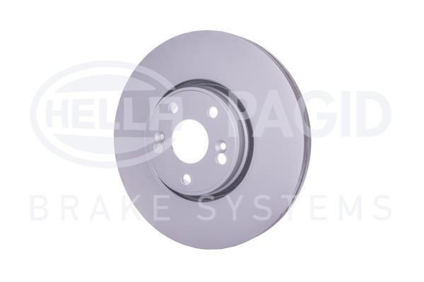 Front brake disc ventilated Hella 8DD 355 128-891