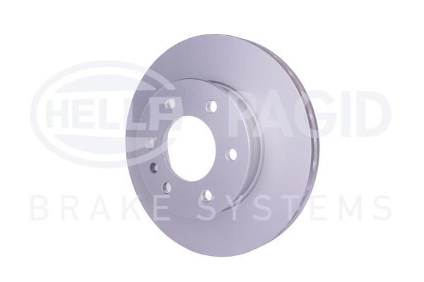 Front vented brake disc Hella 8DD 355 129-281