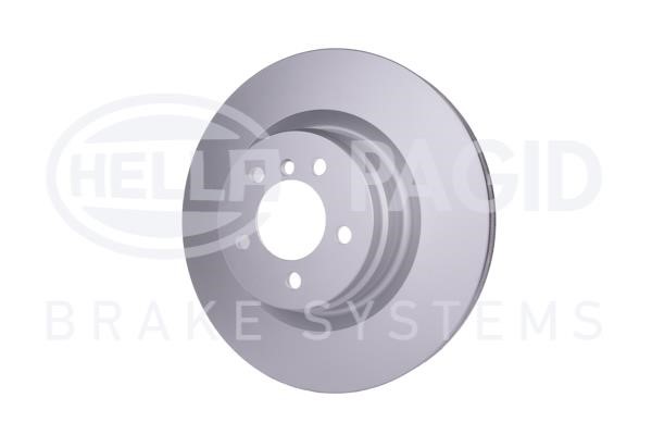 Front brake disc ventilated Hella 8DD 355 128-981