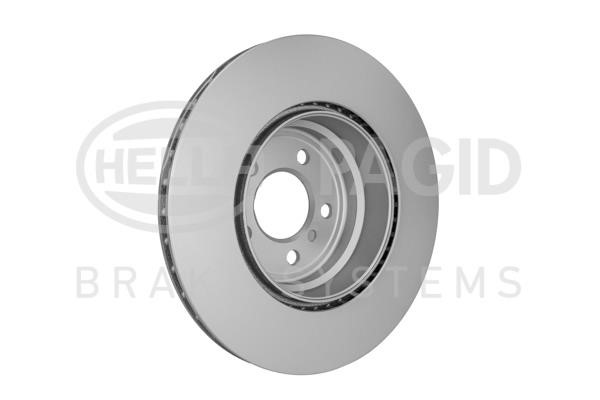 Rear vented brake disc Hella 8DD 355 129-321
