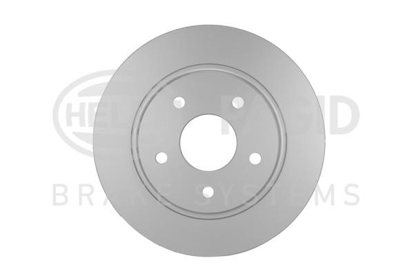 Hella 8DD 355 129-001 Rear brake disc, non-ventilated 8DD355129001