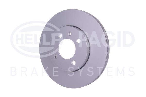 Front brake disc ventilated Hella 8DD 355 129-441