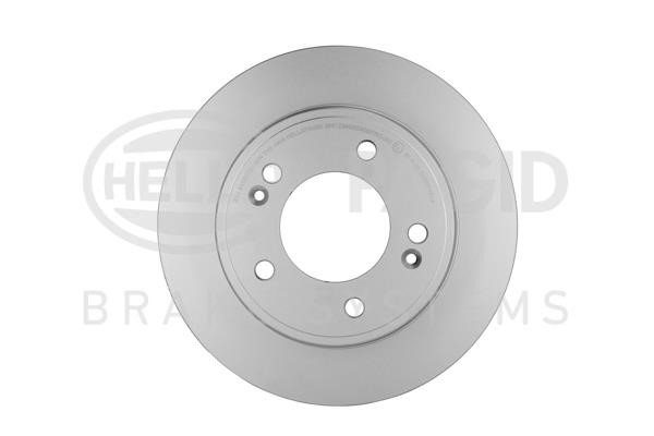 Hella 8DD 355 129-451 Rear brake disc, non-ventilated 8DD355129451