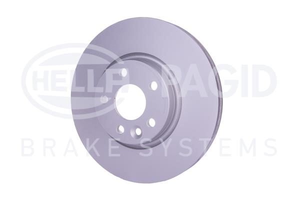 Front brake disc ventilated Hella 8DD 355 129-491