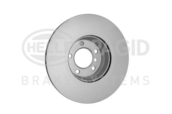 Front brake disc ventilated Hella 8DD 355 129-651