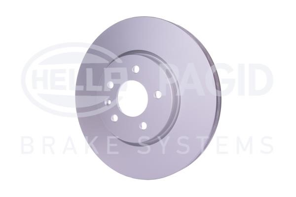 Front brake disc ventilated Hella 8DD 355 129-691
