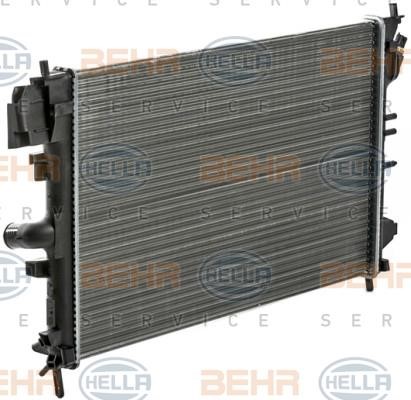 Radiator, engine cooling Hella 8MK 376 700-264