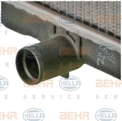 Engine cooling radiator Hella 8MK 376 706-731