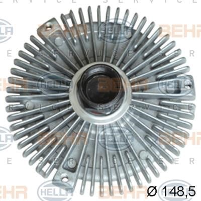 Hella 8MV 376 732-521 Clutch, radiator fan 8MV376732521