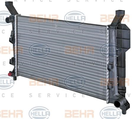 Radiator, engine cooling Hella 8MK 376 721-024