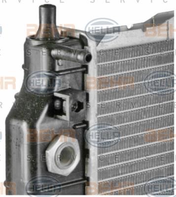 Radiator, engine cooling Hella 8MK 376 762-671