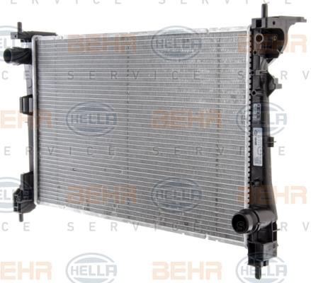 Radiator, engine cooling Hella 8MK 376 777-341