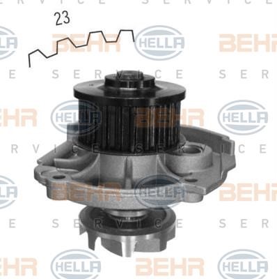 8MP376810004 Hella Water pump