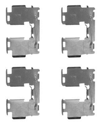 Hella 8DZ 355 203-901 Mounting kit brake pads 8DZ355203901