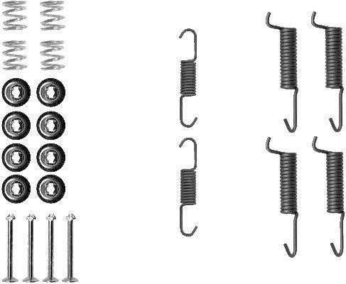 Hella 8DZ 355 201-831 Repair kit for parking brake pads 8DZ355201831