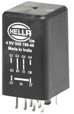 Hella 4RV 008 188-481 Glow plug relay 4RV008188481
