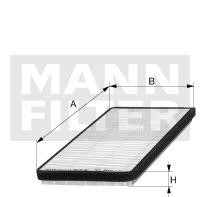 Mann-Filter CUK 3139-2 Activated Carbon Cabin Filter CUK31392