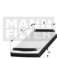 Mann-Filter FP-M01 Filter, interior air FPM01