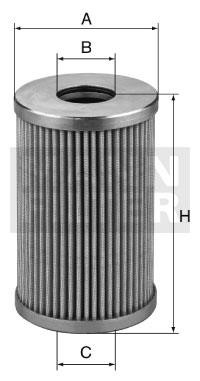 Mann-Filter HD 1666/1 Hydraulic filter HD16661