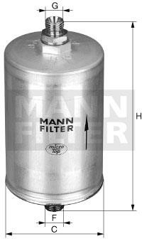 Mann-Filter WK 830/11 Fuel filter WK83011