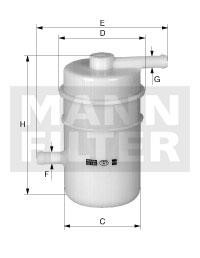Mann-Filter WK 45 Fuel filter WK45