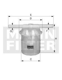 Mann-Filter WK 42/6 Fuel filter WK426