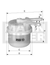 Mann-Filter WK 42/13 Fuel filter WK4213