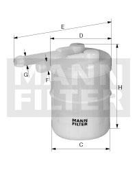 Mann-Filter WK 32/4 Fuel filter WK324