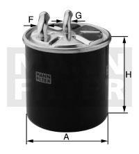 Mann-Filter WK 820/23 Fuel filter WK82023