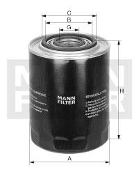 Mann-Filter WP 940/4 Oil Filter WP9404