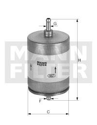Mann-Filter WK 45/1 Fuel filter WK451