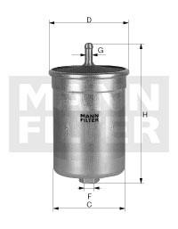 Mann-Filter WK 56/3 Fuel filter WK563
