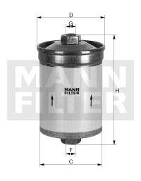 Mann-Filter WK 830/5 Fuel filter WK8305