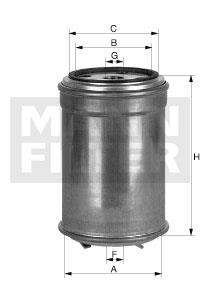 Mann-Filter WK 842/1 Fuel filter WK8421