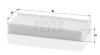 Mann-Filter CU 16 003-2 Filter, interior air CU160032