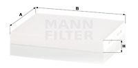 Mann-Filter CU 24 024 Filter, interior air CU24024