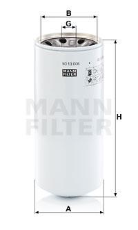 Mann-Filter WD 13 006 X Hydraulic filter WD13006X