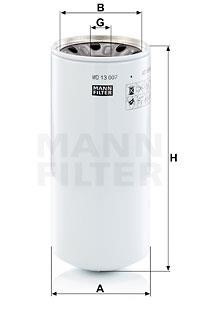 Mann-Filter WD 13 007 X Hydraulic filter WD13007X