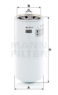 Mann-Filter WD 13 010-2 X Filter WD130102X
