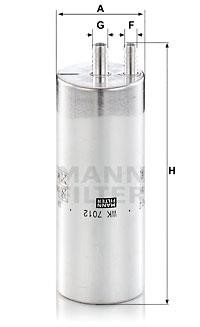 Mann-Filter WK 7012 Fuel filter WK7012