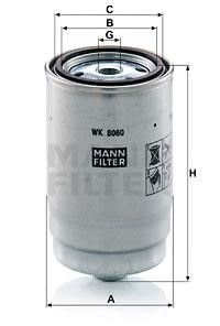 Mann-Filter WK8060Z Fuel filter WK8060Z