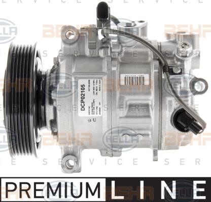 Compressor, air conditioning Hella 8FK 351 007-131